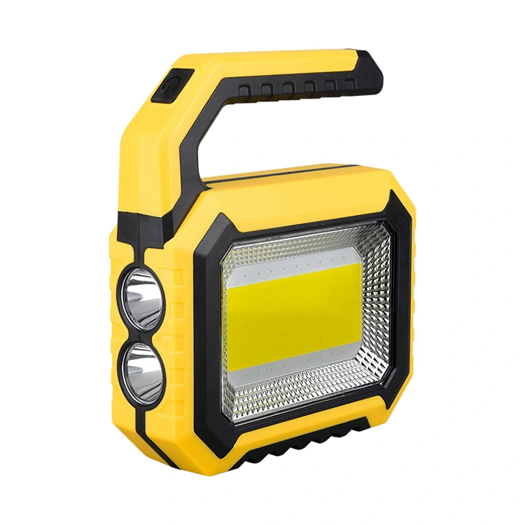 Lampe de recherche portative rechargeable solaire 200lm