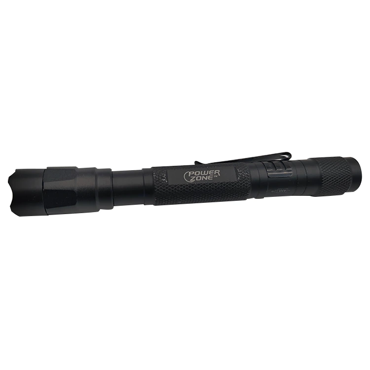Pocket Clip Pen Aluminum Mini LED Flashlight 