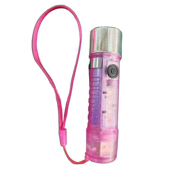 Mini lampe de poche LED à chargement USB avec aimant