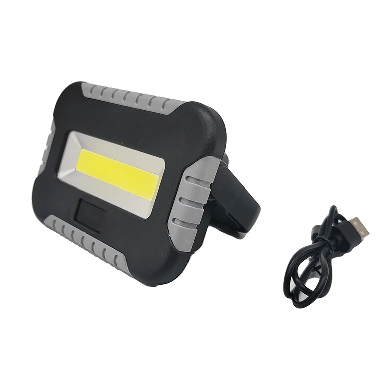 Lampe de travail COB en plastique rechargeable